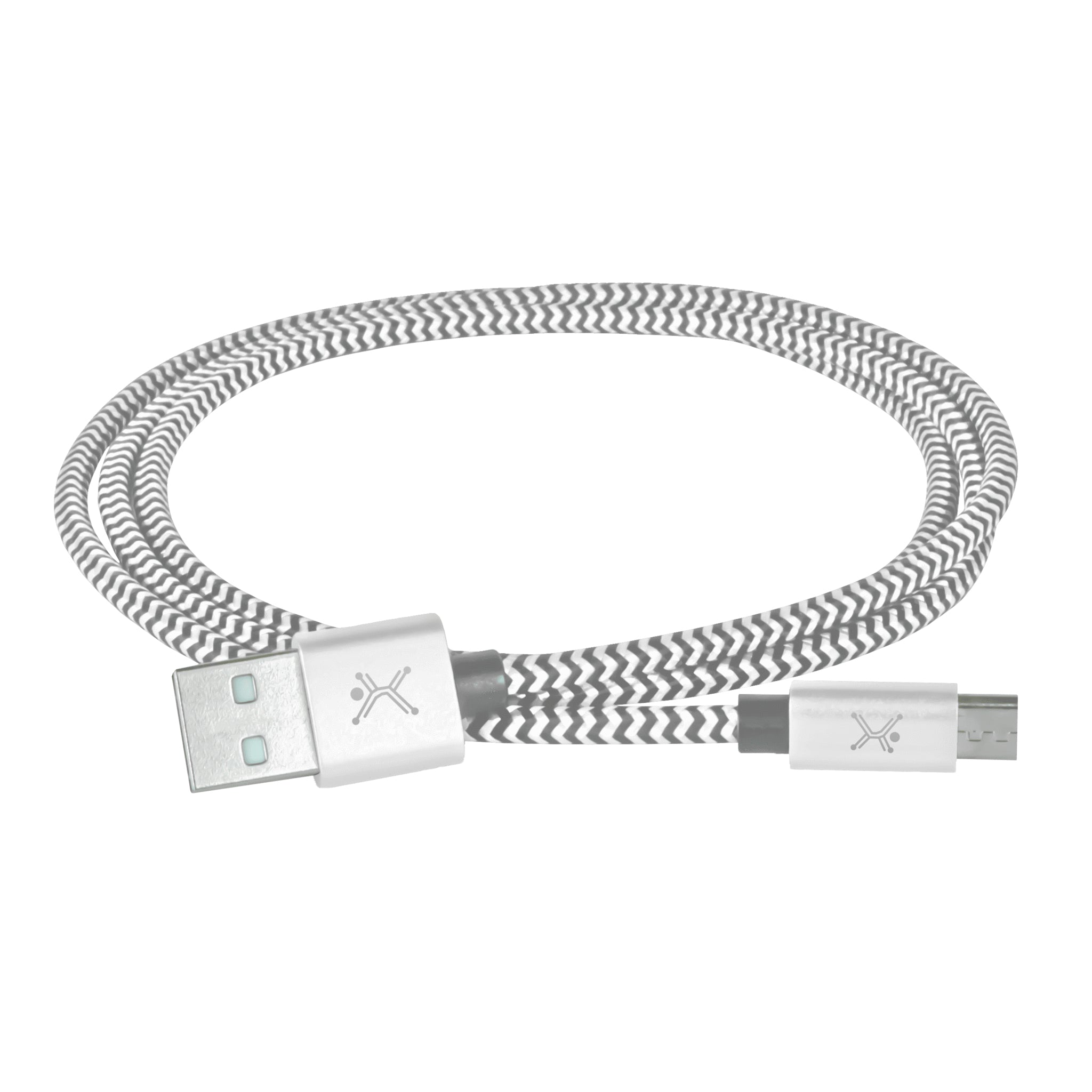 Cable USB A Micro USB PERFECT CHOICE PC-101680 - Plata Cable USB A Micro USB PERFECT CHOICE PC-101680 - Plata